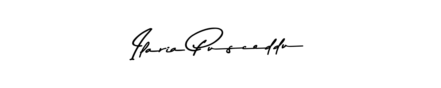 Design your own signature with our free online signature maker. With this signature software, you can create a handwritten (Asem Kandis PERSONAL USE) signature for name Ilaria Pusceddu. Ilaria Pusceddu signature style 9 images and pictures png