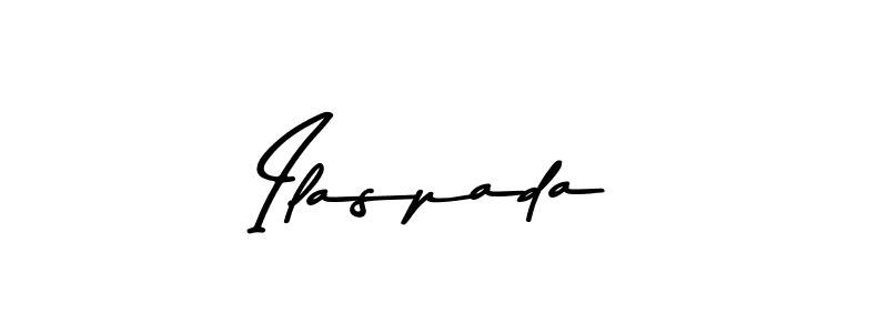 How to make Ilaspada name signature. Use Asem Kandis PERSONAL USE style for creating short signs online. This is the latest handwritten sign. Ilaspada signature style 9 images and pictures png