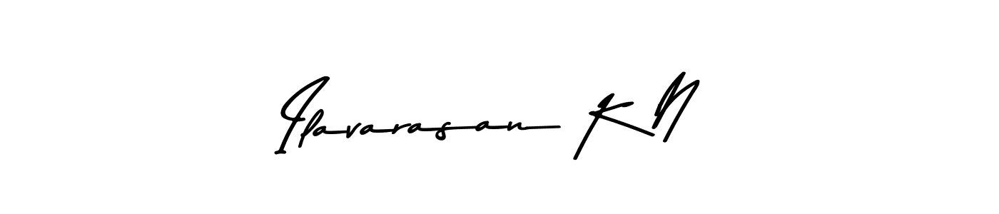 Use a signature maker to create a handwritten signature online. With this signature software, you can design (Asem Kandis PERSONAL USE) your own signature for name Ilavarasan K N. Ilavarasan K N signature style 9 images and pictures png