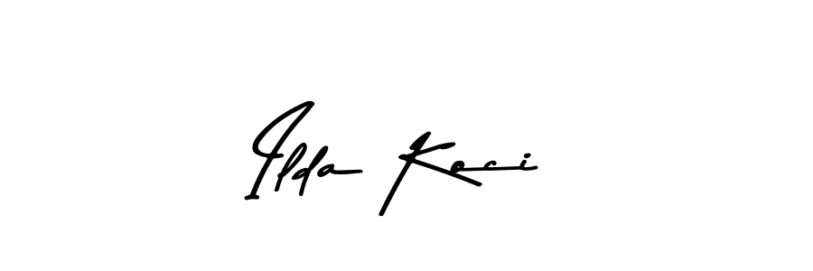 How to make Ilda Koci signature? Asem Kandis PERSONAL USE is a professional autograph style. Create handwritten signature for Ilda Koci name. Ilda Koci signature style 9 images and pictures png