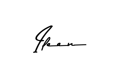 Create a beautiful signature design for name Ileen. With this signature (Asem Kandis PERSONAL USE) fonts, you can make a handwritten signature for free. Ileen signature style 9 images and pictures png