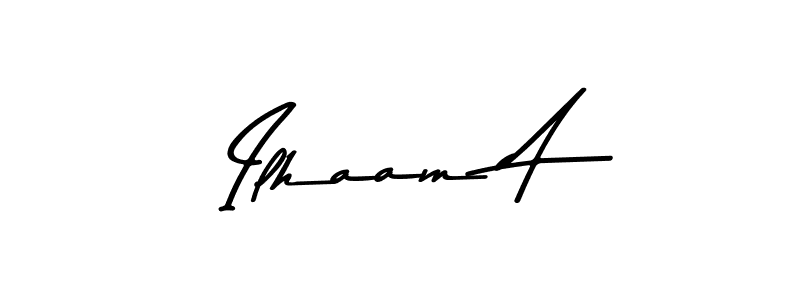 It looks lik you need a new signature style for name Ilhaam A. Design unique handwritten (Asem Kandis PERSONAL USE) signature with our free signature maker in just a few clicks. Ilhaam A signature style 9 images and pictures png