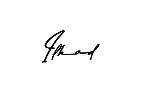 Asem Kandis PERSONAL USE is a professional signature style that is perfect for those who want to add a touch of class to their signature. It is also a great choice for those who want to make their signature more unique. Get Ilhad name to fancy signature for free. Ilhad signature style 9 images and pictures png