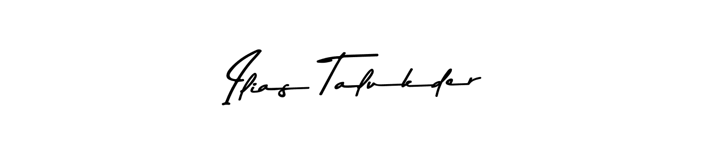 Ilias Talukder stylish signature style. Best Handwritten Sign (Asem Kandis PERSONAL USE) for my name. Handwritten Signature Collection Ideas for my name Ilias Talukder. Ilias Talukder signature style 9 images and pictures png