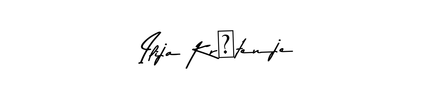 How to make Ilija Krštenje signature? Asem Kandis PERSONAL USE is a professional autograph style. Create handwritten signature for Ilija Krštenje name. Ilija Krštenje signature style 9 images and pictures png