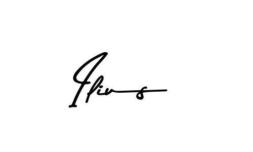 Design your own signature with our free online signature maker. With this signature software, you can create a handwritten (Asem Kandis PERSONAL USE) signature for name Ilius. Ilius signature style 9 images and pictures png