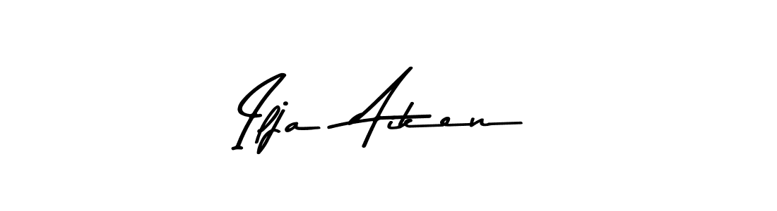 Also we have Ilja  Aiken name is the best signature style. Create professional handwritten signature collection using Asem Kandis PERSONAL USE autograph style. Ilja  Aiken signature style 9 images and pictures png