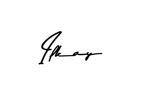 Make a beautiful signature design for name Ilkay. With this signature (Asem Kandis PERSONAL USE) style, you can create a handwritten signature for free. Ilkay signature style 9 images and pictures png