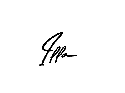 Design your own signature with our free online signature maker. With this signature software, you can create a handwritten (Asem Kandis PERSONAL USE) signature for name Illa. Illa signature style 9 images and pictures png