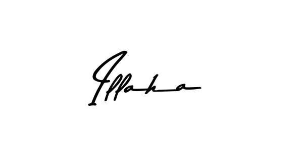 You should practise on your own different ways (Asem Kandis PERSONAL USE) to write your name (Illaha) in signature. don't let someone else do it for you. Illaha signature style 9 images and pictures png