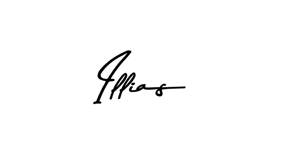 Make a beautiful signature design for name Illias. With this signature (Asem Kandis PERSONAL USE) style, you can create a handwritten signature for free. Illias signature style 9 images and pictures png