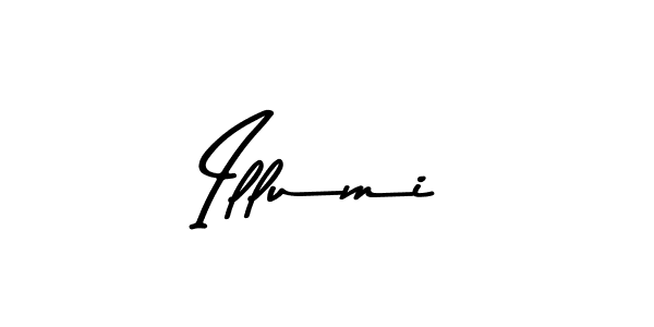 Illumi stylish signature style. Best Handwritten Sign (Asem Kandis PERSONAL USE) for my name. Handwritten Signature Collection Ideas for my name Illumi. Illumi signature style 9 images and pictures png