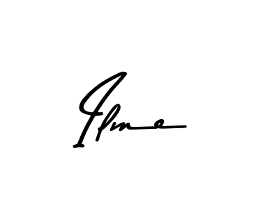 Use a signature maker to create a handwritten signature online. With this signature software, you can design (Asem Kandis PERSONAL USE) your own signature for name Ilme. Ilme signature style 9 images and pictures png