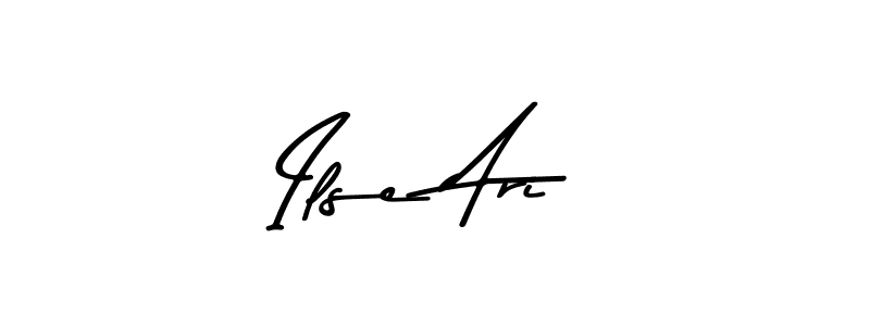 Create a beautiful signature design for name Ilse Ari. With this signature (Asem Kandis PERSONAL USE) fonts, you can make a handwritten signature for free. Ilse Ari signature style 9 images and pictures png