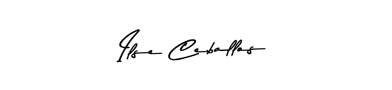 if you are searching for the best signature style for your name Ilse Ceballos. so please give up your signature search. here we have designed multiple signature styles  using Asem Kandis PERSONAL USE. Ilse Ceballos signature style 9 images and pictures png