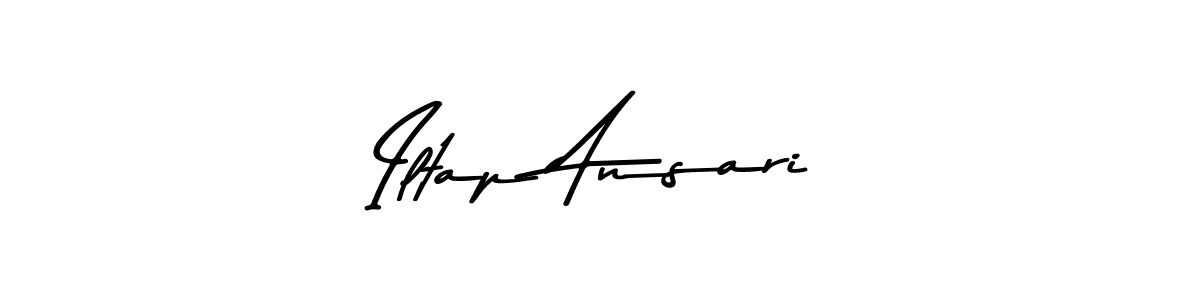 You can use this online signature creator to create a handwritten signature for the name Iltap Ansari. This is the best online autograph maker. Iltap Ansari signature style 9 images and pictures png