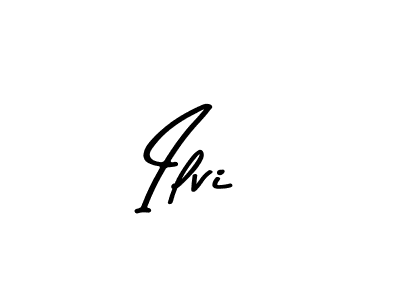 Create a beautiful signature design for name Ilvi. With this signature (Asem Kandis PERSONAL USE) fonts, you can make a handwritten signature for free. Ilvi signature style 9 images and pictures png