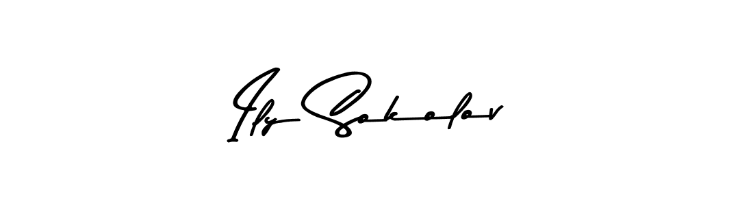 Also You can easily find your signature by using the search form. We will create Ily Sokolov name handwritten signature images for you free of cost using Asem Kandis PERSONAL USE sign style. Ily Sokolov signature style 9 images and pictures png