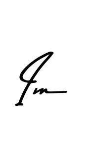 Design your own signature with our free online signature maker. With this signature software, you can create a handwritten (Asem Kandis PERSONAL USE) signature for name Im. Im signature style 9 images and pictures png