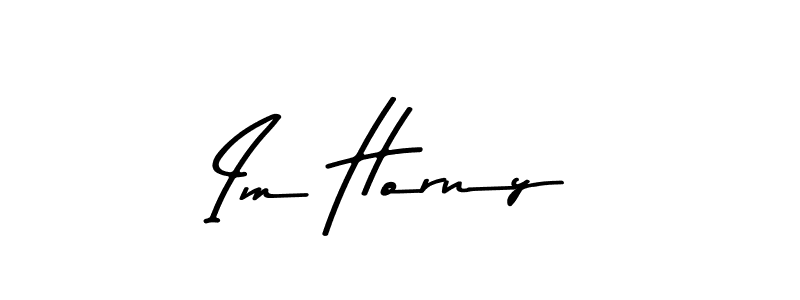 Here are the top 10 professional signature styles for the name Im Horny. These are the best autograph styles you can use for your name. Im Horny signature style 9 images and pictures png
