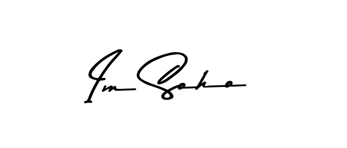 Create a beautiful signature design for name Im Soho. With this signature (Asem Kandis PERSONAL USE) fonts, you can make a handwritten signature for free. Im Soho signature style 9 images and pictures png