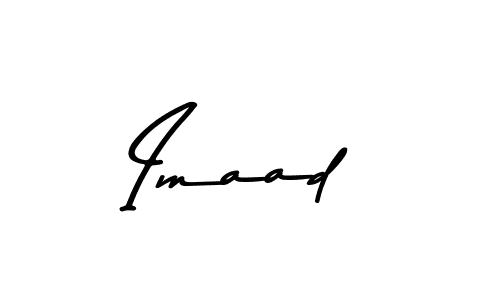 Make a beautiful signature design for name Imaad. Use this online signature maker to create a handwritten signature for free. Imaad signature style 9 images and pictures png