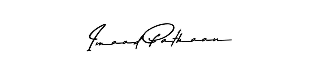 Imaad Pathaan stylish signature style. Best Handwritten Sign (Asem Kandis PERSONAL USE) for my name. Handwritten Signature Collection Ideas for my name Imaad Pathaan. Imaad Pathaan signature style 9 images and pictures png