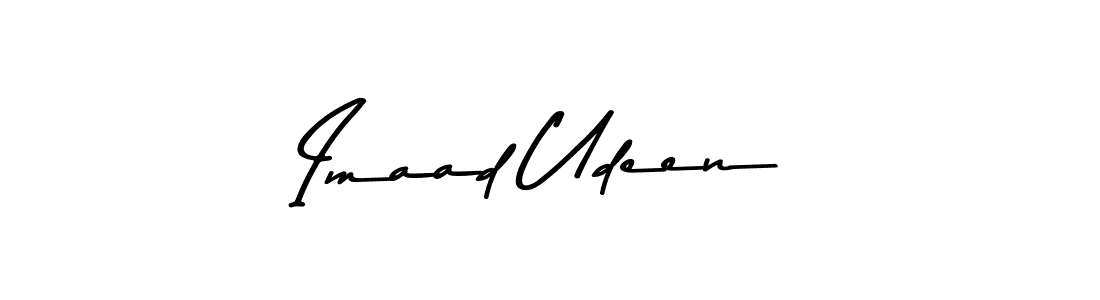 Check out images of Autograph of Imaad Udeen name. Actor Imaad Udeen Signature Style. Asem Kandis PERSONAL USE is a professional sign style online. Imaad Udeen signature style 9 images and pictures png