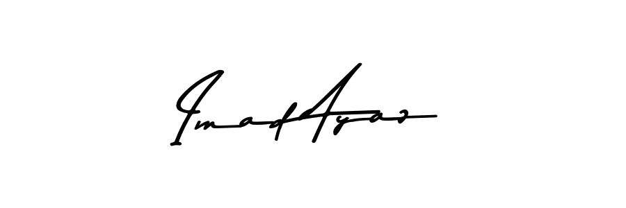 The best way (Asem Kandis PERSONAL USE) to make a short signature is to pick only two or three words in your name. The name Imad Ayaz include a total of six letters. For converting this name. Imad Ayaz signature style 9 images and pictures png