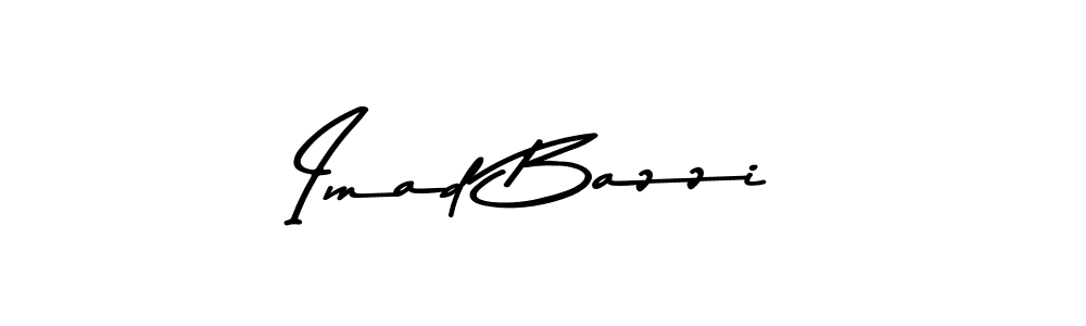 Use a signature maker to create a handwritten signature online. With this signature software, you can design (Asem Kandis PERSONAL USE) your own signature for name Imad Bazzi. Imad Bazzi signature style 9 images and pictures png