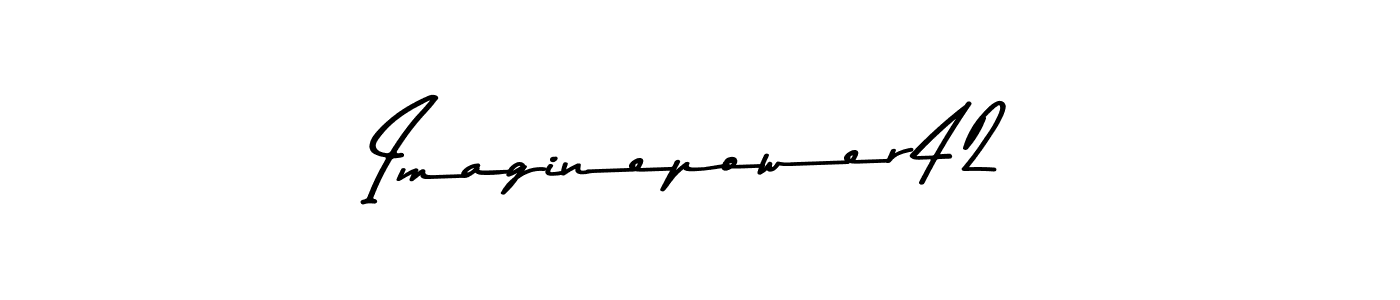 Imaginepower42 stylish signature style. Best Handwritten Sign (Asem Kandis PERSONAL USE) for my name. Handwritten Signature Collection Ideas for my name Imaginepower42. Imaginepower42 signature style 9 images and pictures png