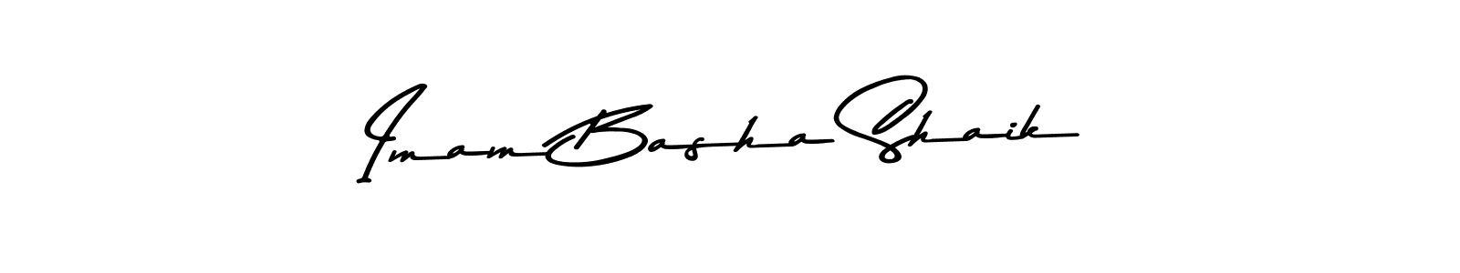 Create a beautiful signature design for name Imam Basha Shaik. With this signature (Asem Kandis PERSONAL USE) fonts, you can make a handwritten signature for free. Imam Basha Shaik signature style 9 images and pictures png