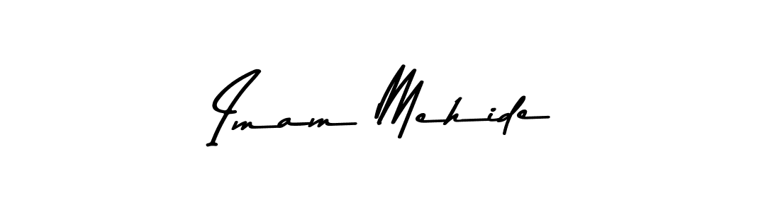 if you are searching for the best signature style for your name Imam Mehide. so please give up your signature search. here we have designed multiple signature styles  using Asem Kandis PERSONAL USE. Imam Mehide signature style 9 images and pictures png