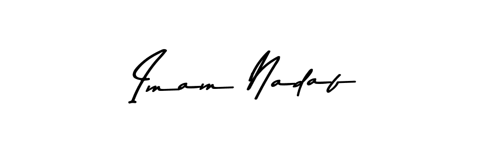 Check out images of Autograph of Imam Nadaf name. Actor Imam Nadaf Signature Style. Asem Kandis PERSONAL USE is a professional sign style online. Imam Nadaf signature style 9 images and pictures png
