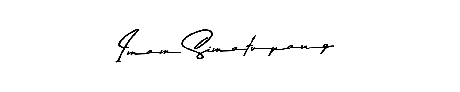 Use a signature maker to create a handwritten signature online. With this signature software, you can design (Asem Kandis PERSONAL USE) your own signature for name Imam Simatupang. Imam Simatupang signature style 9 images and pictures png