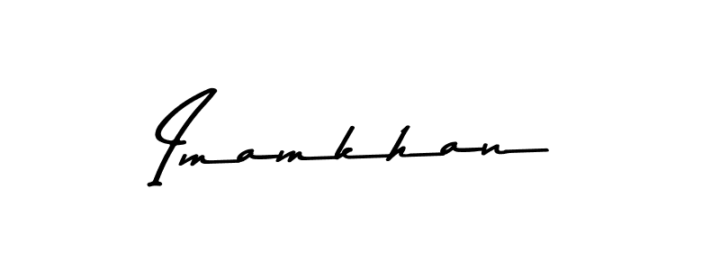 The best way (Asem Kandis PERSONAL USE) to make a short signature is to pick only two or three words in your name. The name Imamkhan include a total of six letters. For converting this name. Imamkhan signature style 9 images and pictures png