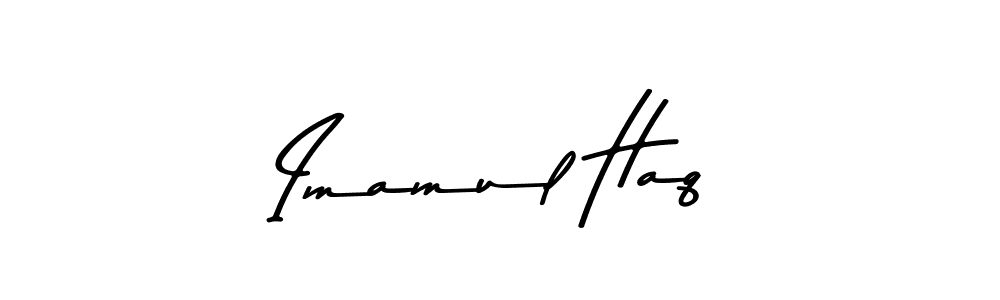 Use a signature maker to create a handwritten signature online. With this signature software, you can design (Asem Kandis PERSONAL USE) your own signature for name Imamul Haq. Imamul Haq signature style 9 images and pictures png