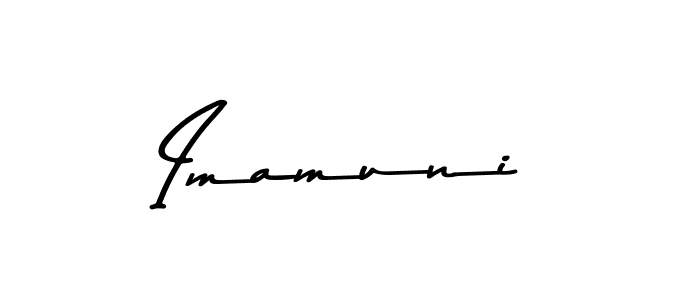 Asem Kandis PERSONAL USE is a professional signature style that is perfect for those who want to add a touch of class to their signature. It is also a great choice for those who want to make their signature more unique. Get Imamuni name to fancy signature for free. Imamuni signature style 9 images and pictures png