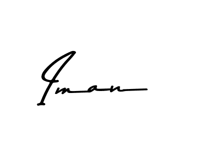 Design your own signature with our free online signature maker. With this signature software, you can create a handwritten (Asem Kandis PERSONAL USE) signature for name Iman. Iman signature style 9 images and pictures png