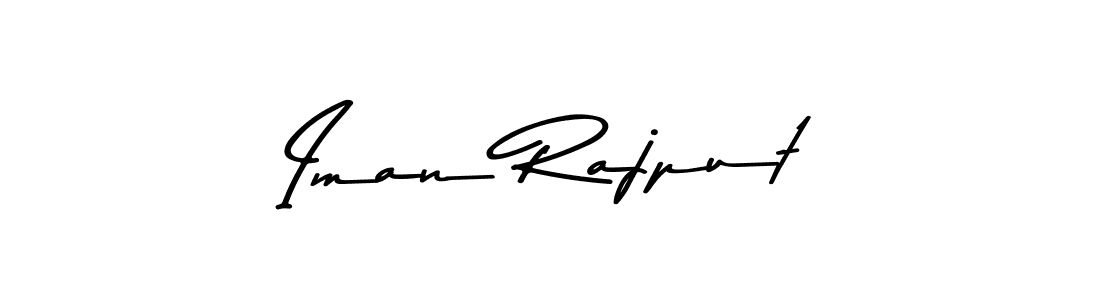 Iman Rajput stylish signature style. Best Handwritten Sign (Asem Kandis PERSONAL USE) for my name. Handwritten Signature Collection Ideas for my name Iman Rajput. Iman Rajput signature style 9 images and pictures png