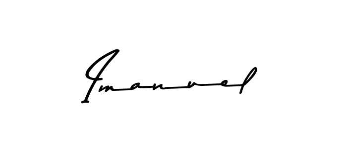 Use a signature maker to create a handwritten signature online. With this signature software, you can design (Asem Kandis PERSONAL USE) your own signature for name Imanuel. Imanuel signature style 9 images and pictures png