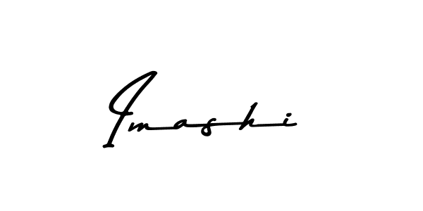 How to make Imashi name signature. Use Asem Kandis PERSONAL USE style for creating short signs online. This is the latest handwritten sign. Imashi signature style 9 images and pictures png