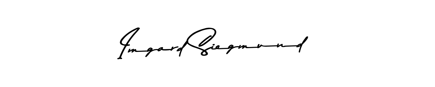 How to make Imgard Siegmund signature? Asem Kandis PERSONAL USE is a professional autograph style. Create handwritten signature for Imgard Siegmund name. Imgard Siegmund signature style 9 images and pictures png