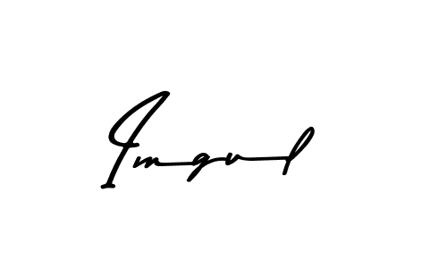 Create a beautiful signature design for name Imgul. With this signature (Asem Kandis PERSONAL USE) fonts, you can make a handwritten signature for free. Imgul signature style 9 images and pictures png