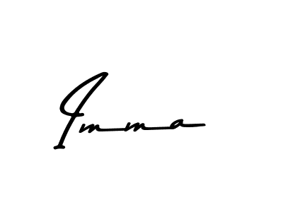 Imma stylish signature style. Best Handwritten Sign (Asem Kandis PERSONAL USE) for my name. Handwritten Signature Collection Ideas for my name Imma. Imma signature style 9 images and pictures png