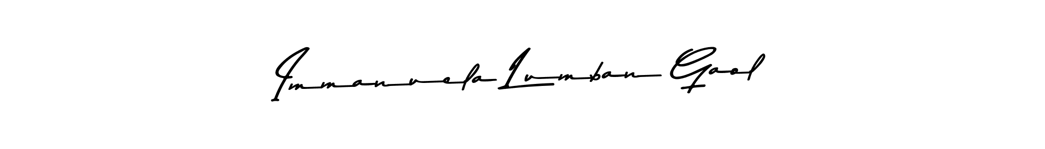 Use a signature maker to create a handwritten signature online. With this signature software, you can design (Asem Kandis PERSONAL USE) your own signature for name Immanuela Lumban Gaol. Immanuela Lumban Gaol signature style 9 images and pictures png