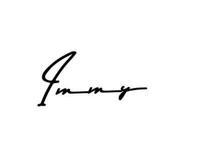 You should practise on your own different ways (Asem Kandis PERSONAL USE) to write your name (Immy) in signature. don't let someone else do it for you. Immy signature style 9 images and pictures png