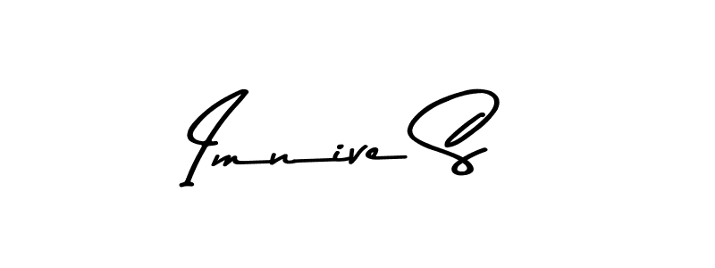 if you are searching for the best signature style for your name Imnive S. so please give up your signature search. here we have designed multiple signature styles  using Asem Kandis PERSONAL USE. Imnive S signature style 9 images and pictures png