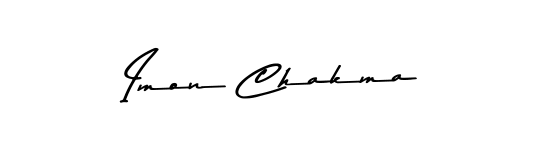 How to make Imon Chakma signature? Asem Kandis PERSONAL USE is a professional autograph style. Create handwritten signature for Imon Chakma name. Imon Chakma signature style 9 images and pictures png