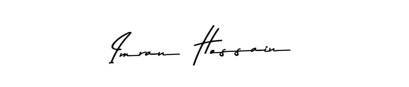 Make a beautiful signature design for name Imran  Hossain. With this signature (Asem Kandis PERSONAL USE) style, you can create a handwritten signature for free. Imran  Hossain signature style 9 images and pictures png